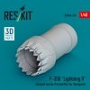 RESKIT RSU48-0437 ​F-35B Lightning II exhaust nozzle (Parked/Fly) for Tamiya kit (3D printed)  1/48