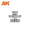 AK Interactive AK6579 SQUARE PAVEMENT BRICK BIG 5 MM / .196  SHEET 245 X 195MM / 9.64 X 7.68 “  TEXTURED STYRENE SHEET – 1 UNIT 