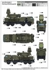 Trumpeter 01061 Russian 72V6E4 Combat Unit of 96K6 Pantsir-S1 ADMGS(w/RLM SOC S-band Radar) 1/35