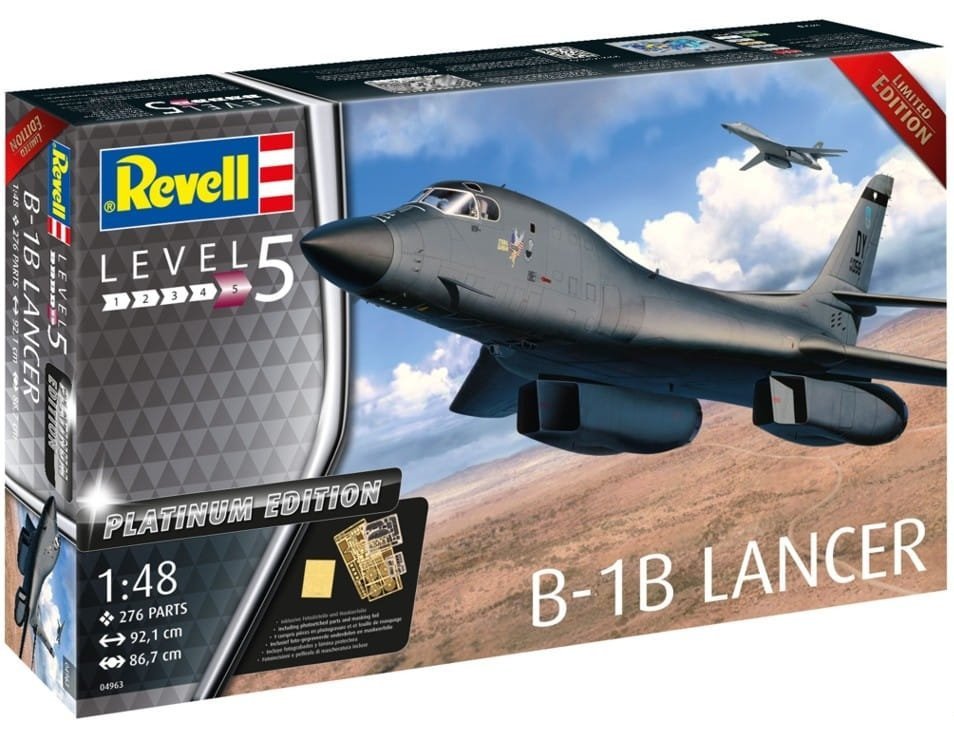 Revell 04963 B-1B Lancer - Platinum Edition 1 48 - jets - 1:48