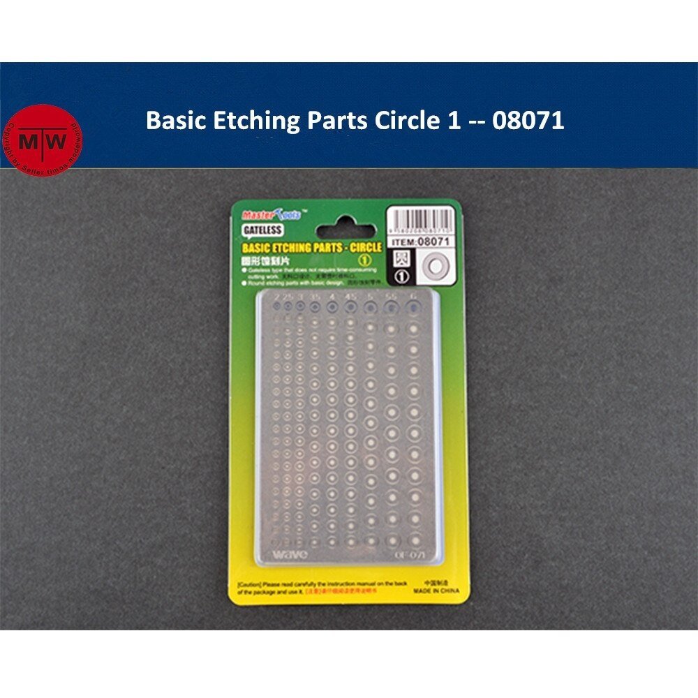 Trumpeter 08071 Basic Etching Parts - Circle 1 - Rulers, curves ...