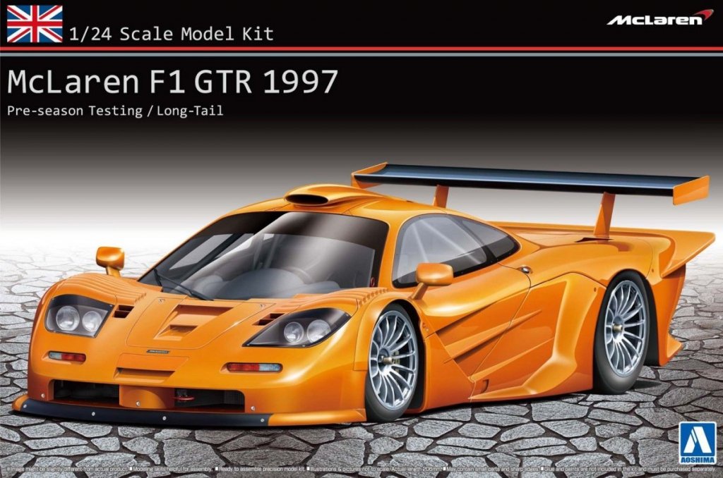 Aoshima 00749 McLAREN F1 GTR 1997 sklep modelarski Plastmodel