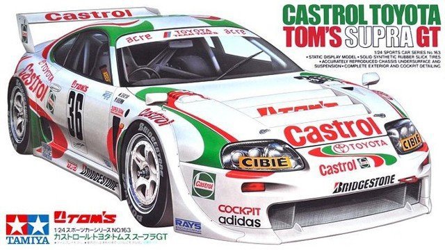 Tamiya 1:24 Castrol Toyota Tom's Supra GT (24163), Sklep