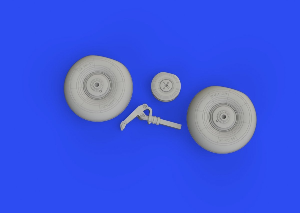 Eduard 648755 Beaufighter Mk. X wheels TAMIYA 1 48 Eduard scale 1