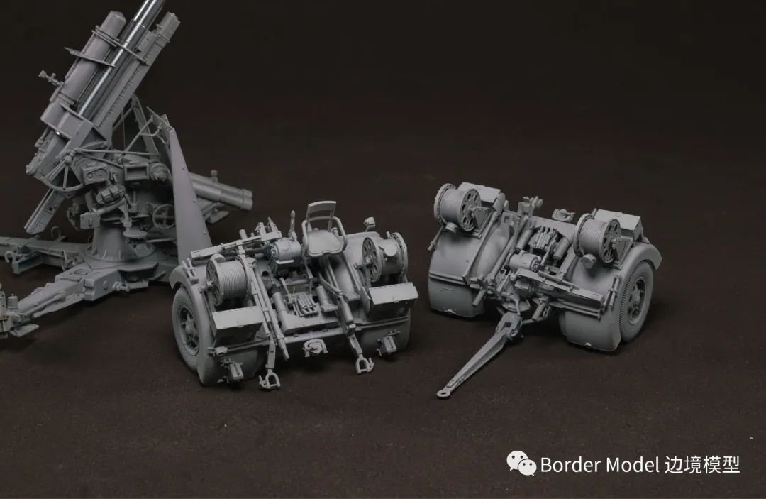 Border Model BT-013 German 88mm Gun Flak36 w 6 anti-aircraft artillery crew  members 1 35 - Artillery and mortars - 1939-1945 - 1 35 - Military vehicles  and equipment