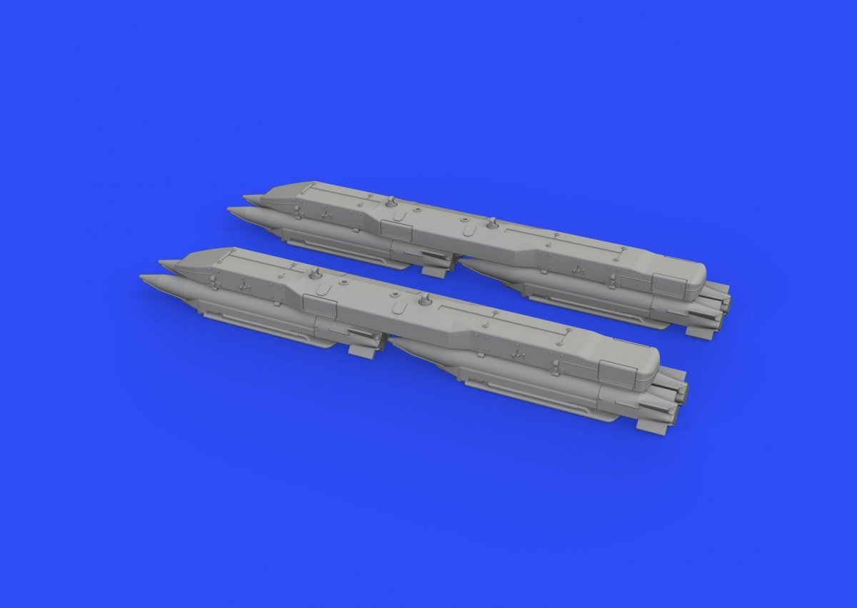 Brassin 1/72 Scale GBU-39 guided bombs with BRU-61 racks - 672243