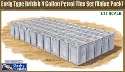 Gecko Models 35GM0157 Early Type British 4 Gallon Flimsies (Value Pack) 1/35 