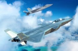 Trumpeter 05864 Chinese J-20S Mighty Dragon 1/48 