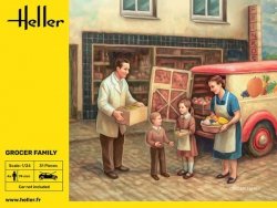 Heller 82758 Grocer Family 1/24 