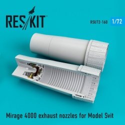RESKIT RSU72-0160 Mirage 4000 exhaust nozzles for Modelsvit 1/72 
