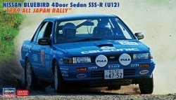 Hasegawa 20541 Nissan Bluebird 4Door Sedan SSS-R (U12) 1989 All Japan Rally 1/24 