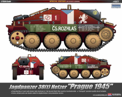 Academy 13277 Jagdpanzer 38(t) Hetzer, Prague 1945 1/35 