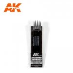 AK Interactive AK9085 SILICONE BRUSHES MEDIUM TIP SMALL 5 pcs