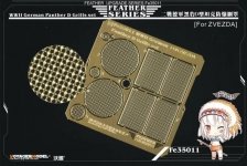 Voyager Model FE35011 WWII German Panther D Grills Set (Zvezda) 1/35