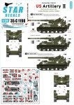 Star Decals 35-C1190 US Artillery 2. Korean War 1950-53 1/35