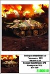 Zebrano 100-010 German flamethrower SPG Flammpanzer 38(t) 1/100