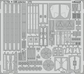 Eduard 72730 F-14B exterior ACADEMY 1/72