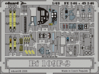 Eduard FE346 Bf 109F-2 ICM 1/48