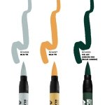 AK Interactive RCM111 WWII AXIS AIRCRAFT SQUIGGLE CAMOUFLAGE COLORS – RC MARKERS SET RCM026 RCM027 RCM030