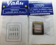 Yahu YMS4802 Luftwaffe latch 10 pcs – zapinki 1:48