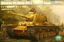 Hobby Boss 84818 German Pz.Kpfw KV-1 756 (1:48)