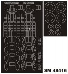 Montex SM48416 Bf 110C EDUARD