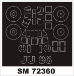 Montex SM72360 JUNKERS JU-86 for RS MODELS 1/72