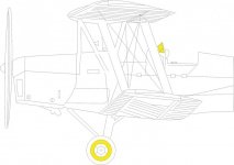 Eduard JX273 DH. 82A Tiger Moth ICM 1/48