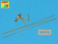 Aber R-33 Set of aerials for Russian Tanks like: T-34; T-55; T62; T-72 and other AVF  (1:35)