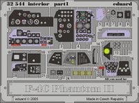 Eduard 32544 F-4C interior 1/32 Tamiya