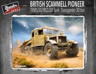 Thunder Model 35200 Scammel Pioneer TRMU30/TRCU30 Tank Transporter (1:35)