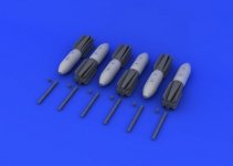 Eduard 672059 M117 bombs w/ airbrake 1/72