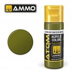 AMMO of Mig Jimenez 20072 ATOM COLOR Dark Olive Green 20ml