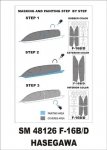 Montex SM48126 F-16B/D HASEGAWA