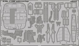 Eduard 48685 F-100F undercarriage 1/48 Trumpeter