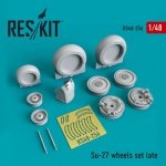 RESKIT RS48-0256 Su-27 wheels set Late version set 1/48