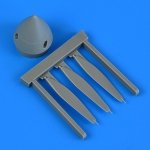 Quickboost QB49016 P-40E Warhawk propellers for Hasegawa 1/48