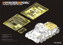 Voyager Model PE35492 WWII German Pz.Kpfw.I Ausf. B basicfor DRAGON 6186 1/35