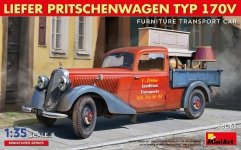 MiniArt 38065 LIEFER PRITSCHENWAGEN TYP 170V. FURNITURE TRANSPORT CAR 1/35