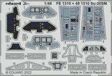 Eduard 491310 Su-30SM GREAT WALL HOBBY 1/48