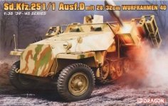 Dragon 6861 Sd.Kfz.251/1 Ausf.D mit 28/32cm Wurfrahmen 40 1/35