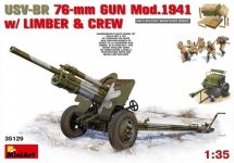 MiniArt 35129 USV-BR 76-mm Gun Mod.1941 w/ limber/ crew
