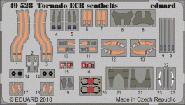  Eduard 49528 Tornado ECR seatbelts 1/48 HOBBY BOSS