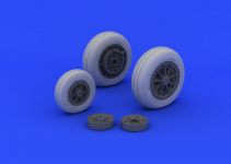 Eduard 632046 F-104 undercarriage wheels late 1/32 (ITALERI)
