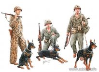 Master Box 35155 Dogs in service in the US Marine Corps WW II era (1:35)