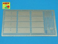 Aber 35A107 Side skirts for german tanks Sd. Kfz. 171 Panther Ausf. D and Ausf. A. (1:35)