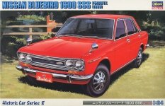 Hasegawa HC8 Nissan Bluebird 1600 SSS P510WTK 1969 1/24