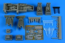 Aires 4890 Rafale B - early cocpkit set Hobby Boss 1/48