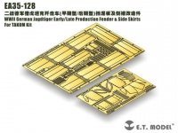 E.T. Model EA35-128 WWII German Jagdtiger Early/Late Production Fender & Side Skirts For TAKOM 1/35