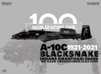 Great Wall Hobby S4823 A-10C Blacksnake Indiana Air National Guard 1/48